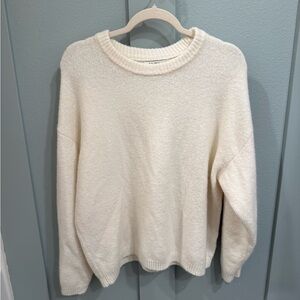 Z Supply Classic Cream Crew Neck Sweater